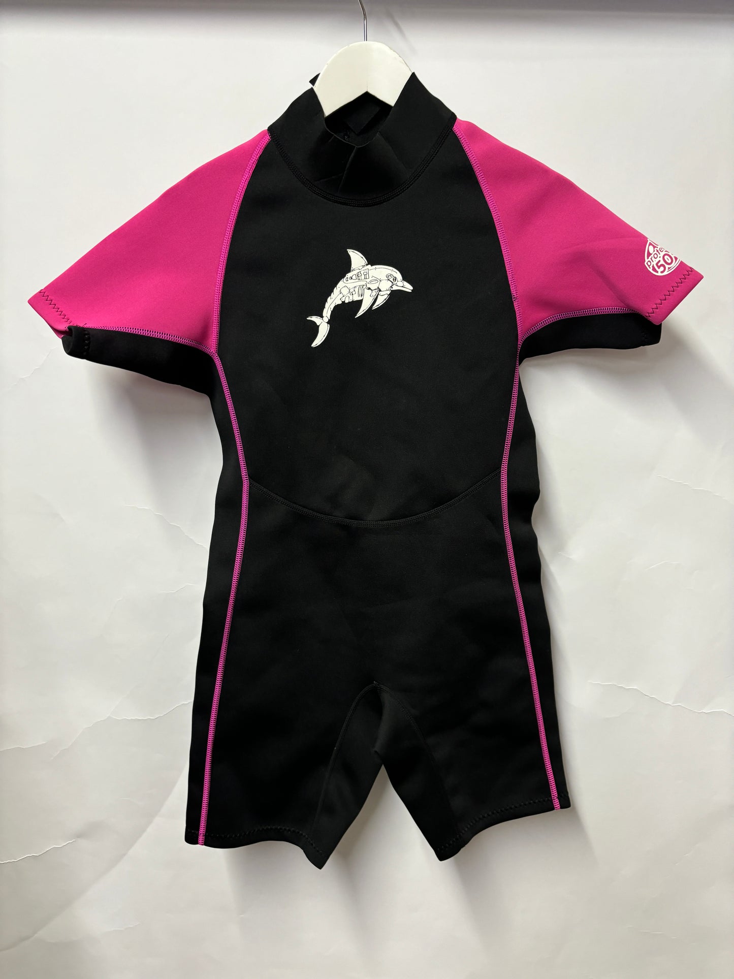 Bubble Pink and Black RB Shortie Wetsuit 8 BNWT