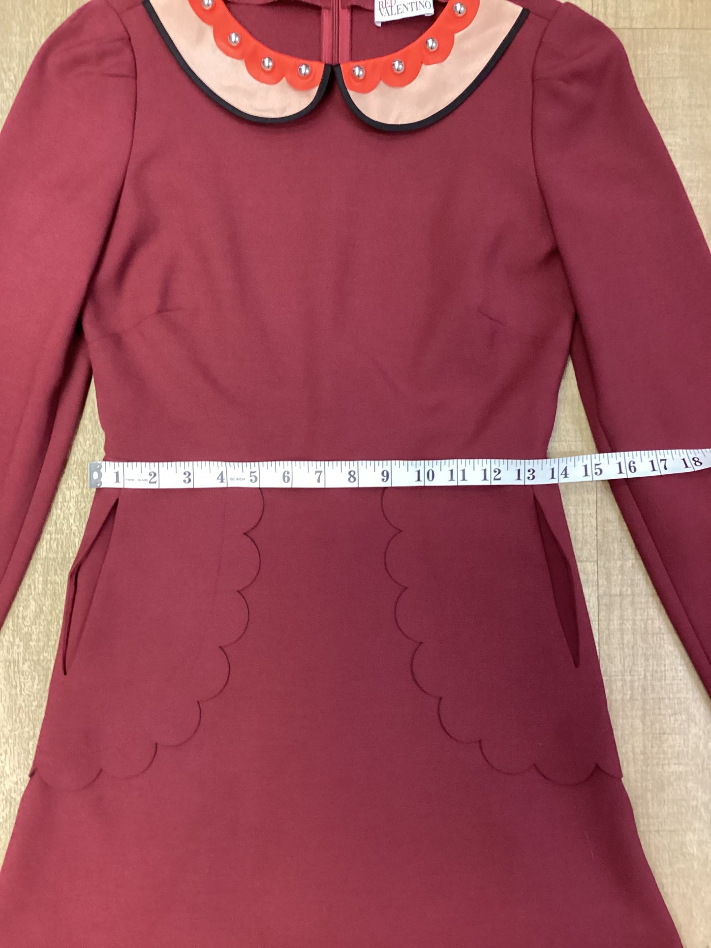 Red Valentino Red and Pink Mini Dress Size M