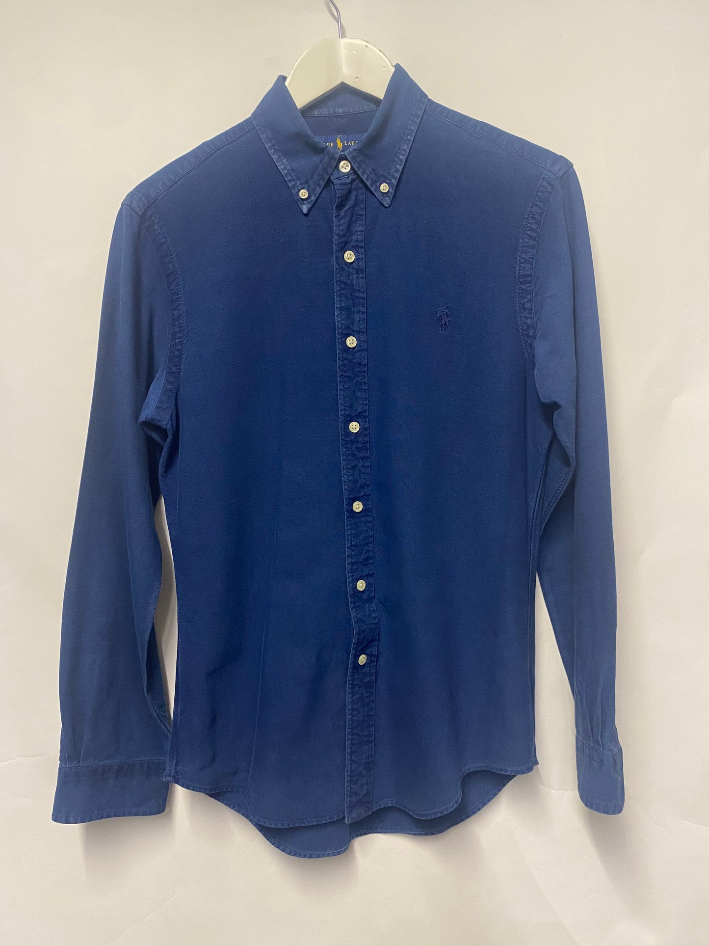 Ralph Lauren Indigo Slim Fit Cotton Button Down Shirt Small