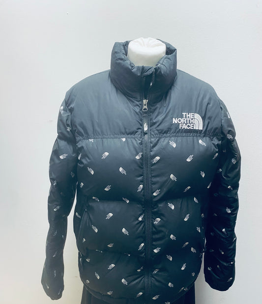 The North Face Youth Junior XL Black Puffa 100% Down Feather Jacket