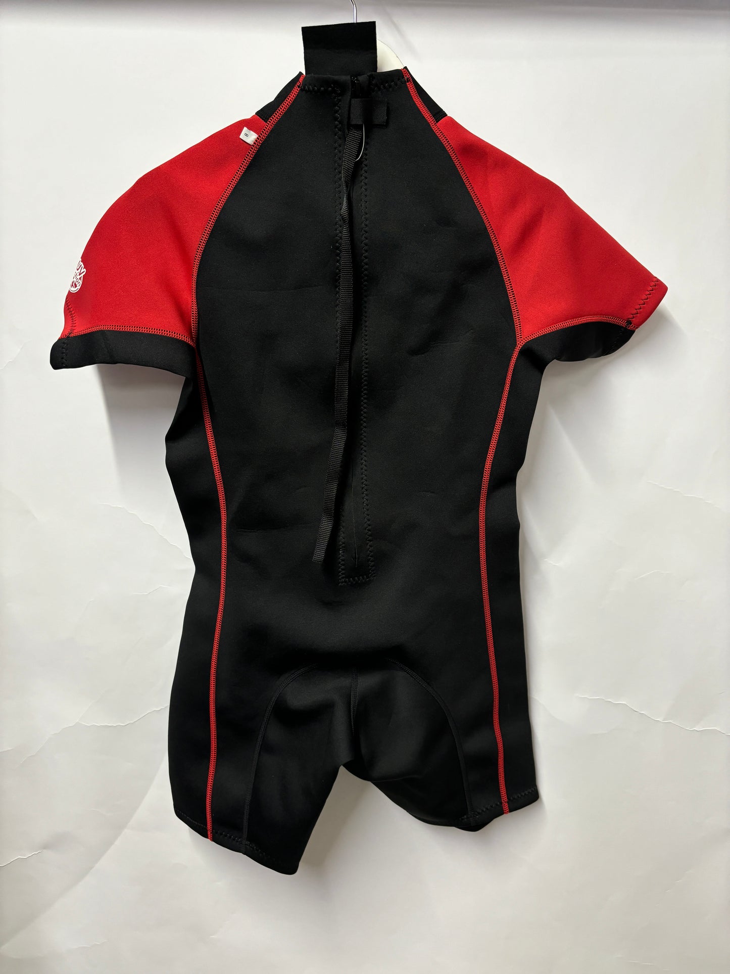 Bubble Red and Black RB Shortie Wetsuit 8 NWOT