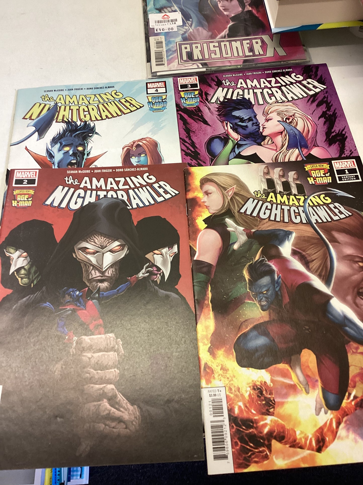 The Amazing Nightcrawler Vol 1 to 4 Marvel
