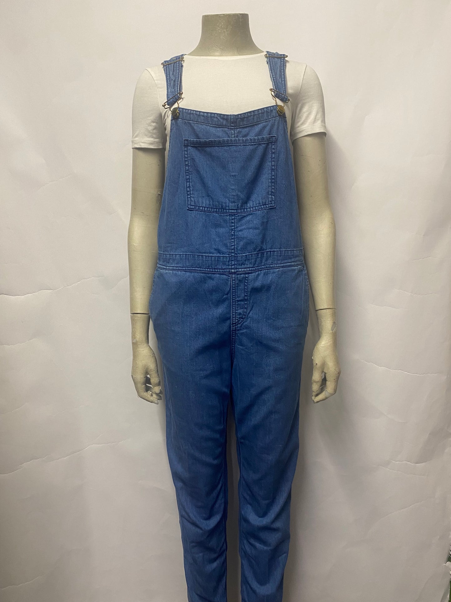 & Other Stories Blue Denim Dungarees 8