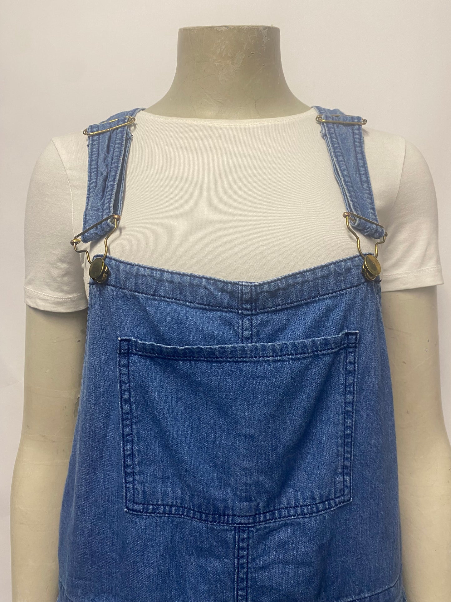 & Other Stories Blue Denim Dungarees 8