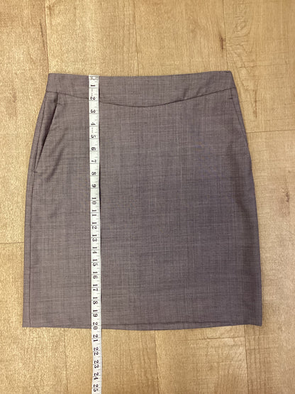 Reiss Grey Purple Wool Pencil Skirt Size 10