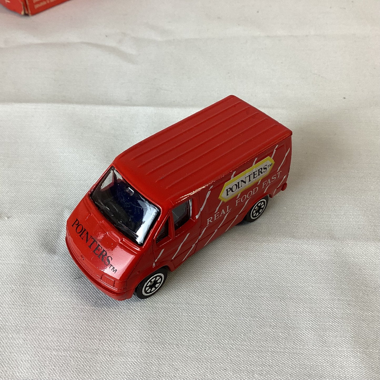 Corgi Juniors Red Ford Transit Van Die Cast Model