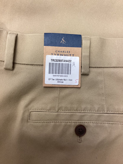 BNWT Charles Tyrwhitt Beige Tan Men's Trousers Size XXL