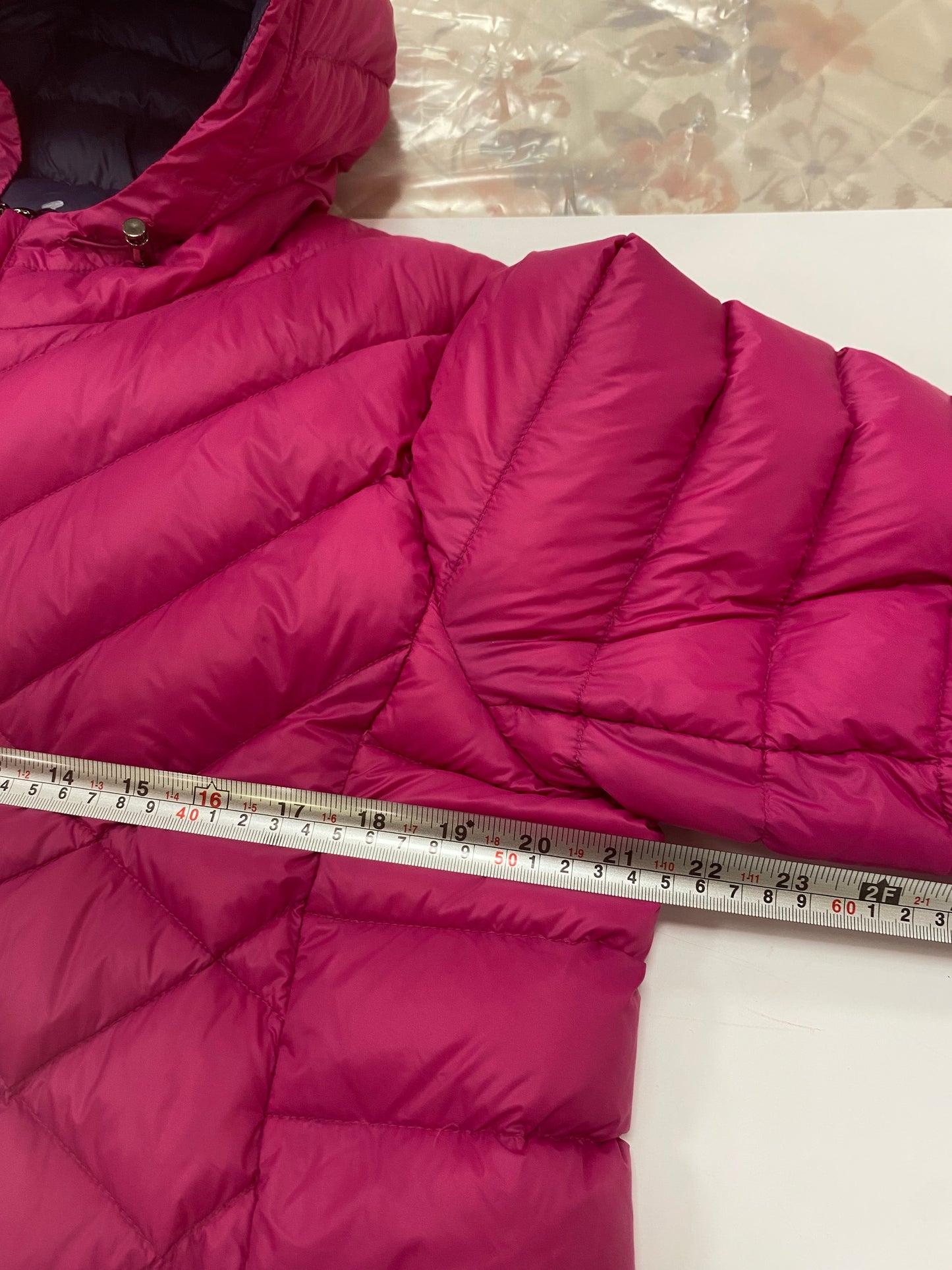 Ladies Down Pink  Puffer Jacket Coat Size 18 David Barry