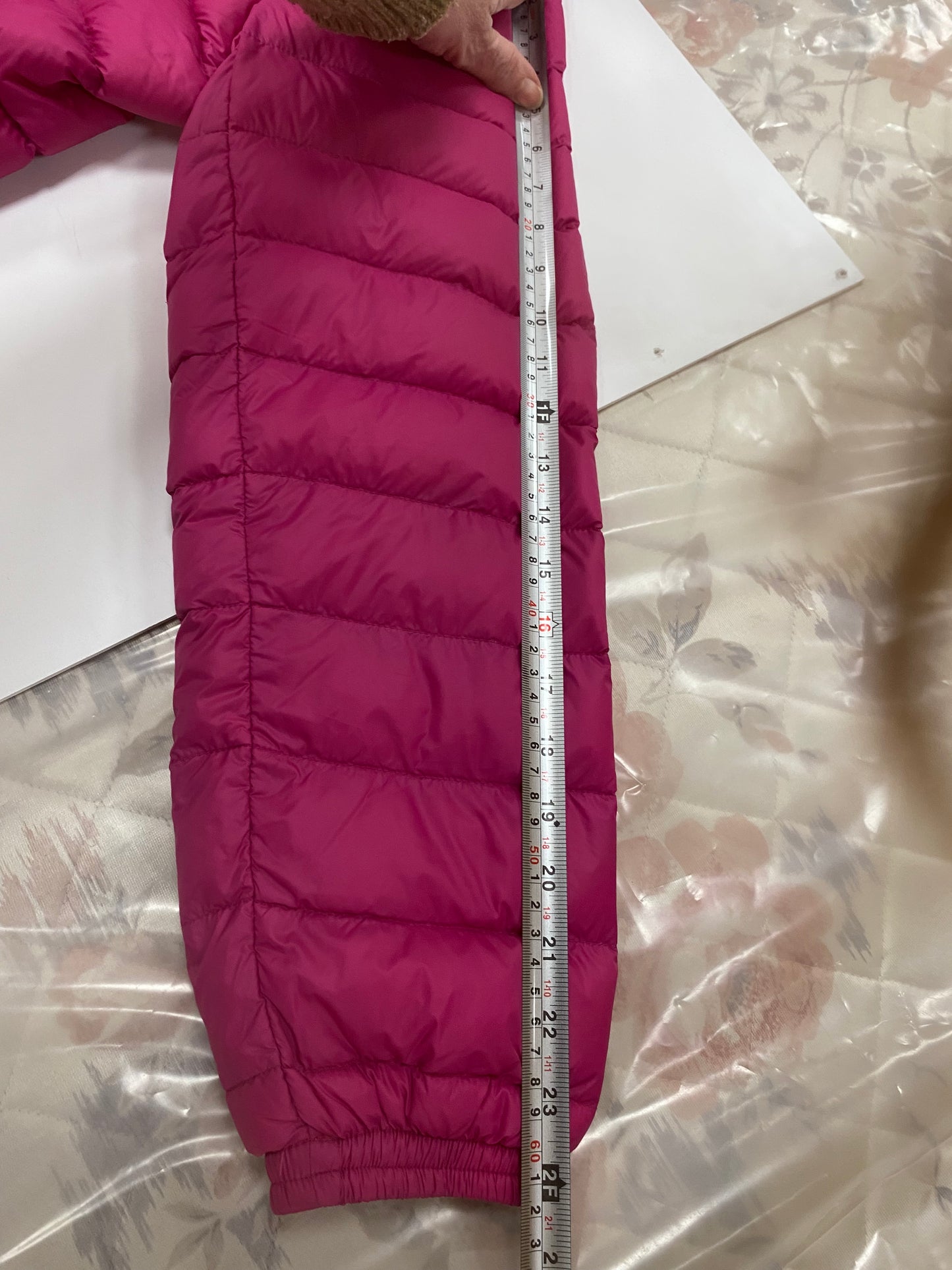 Ladies Down Pink  Puffer Jacket Coat Size 18 David Barry