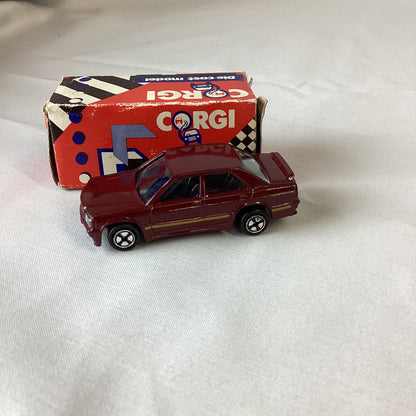 Corgi Juniors Maroon Mercedes 2.3/16 Die Cast Model Car