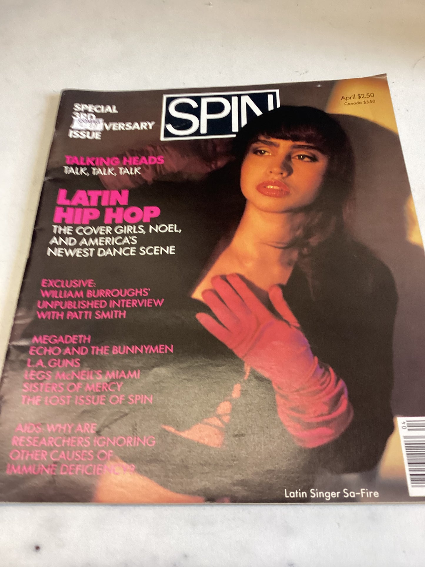 Spin Special 3rd Anniversary Edition Volume 4 Number 1 April 1988