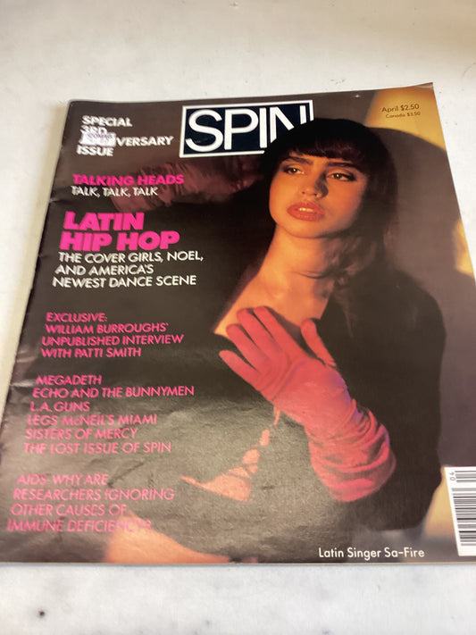 Spin Special 3rd Anniversary Edition Volume 4 Number 1 April 1988