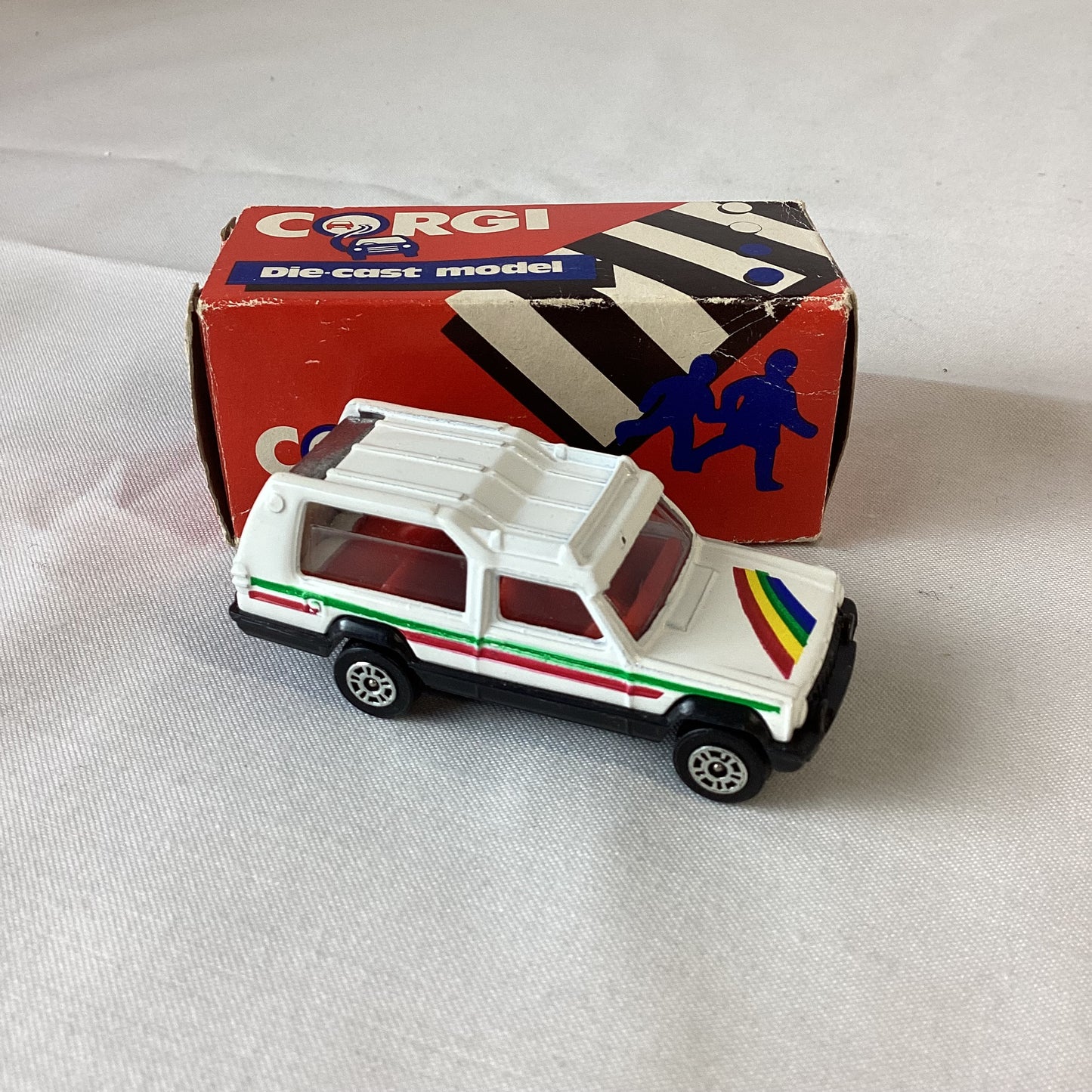 Corgi Juniors White Matra Rancho Die Cast Model Car