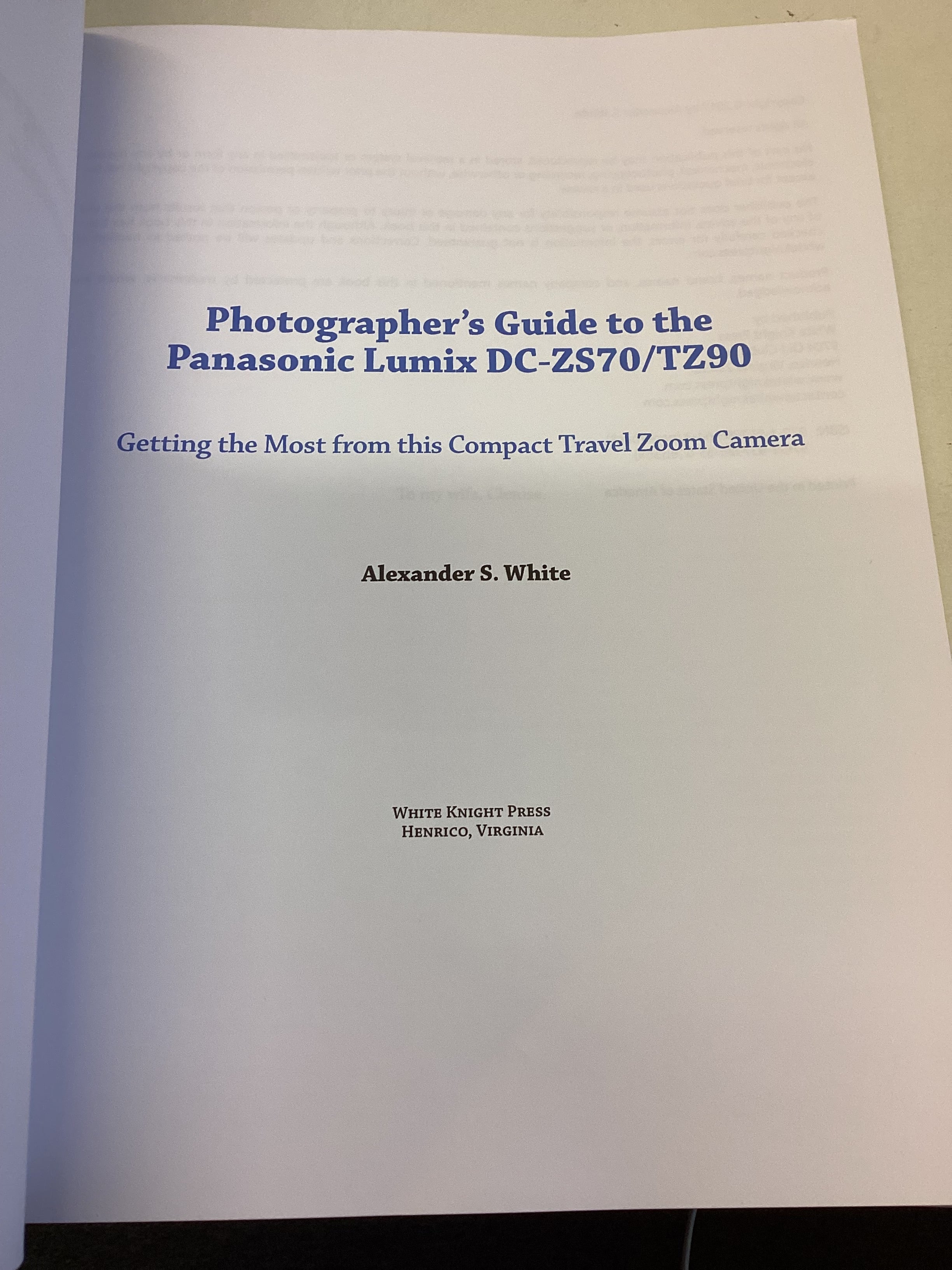 Photographer's Guide to The Panasonic Lumix DC-ZS70/TZ90 Getting