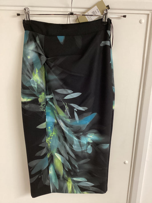 BNWT Coast Morselli Printed Multi Coloured Pencil Skirt Size 8