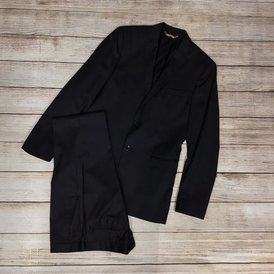 Dolce & Gabbana D&G Black Wool & Silk Blend Suit Size 44-46