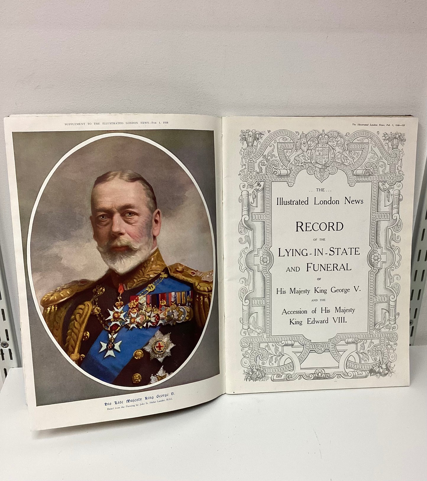 The Illustrated London News, Record of the Lying-in-State and Funeral of His Late Majesty King George V