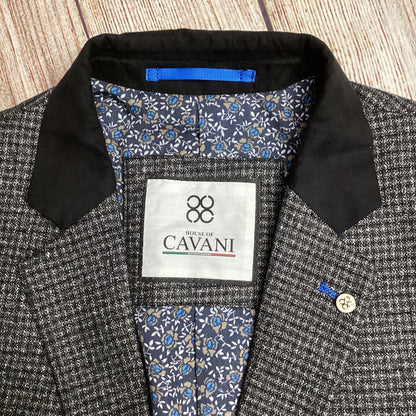 House Of Cavani Blue Grey Smart Blazer Size 40”