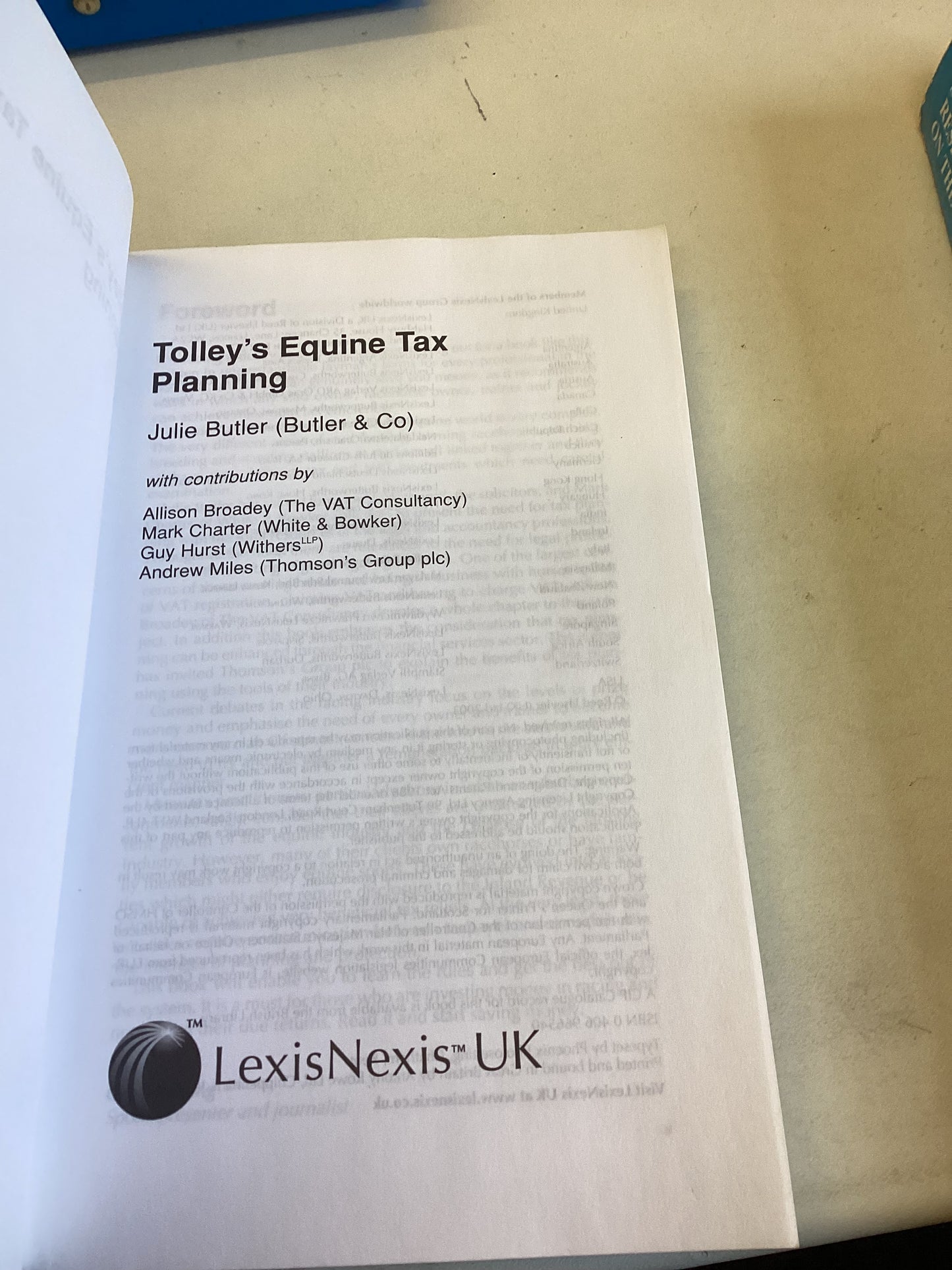 Equine Tax Planning Julie Butler