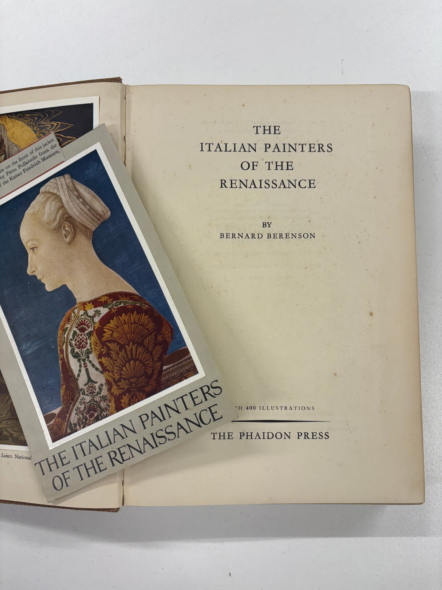 Italian Painters Of The Renaissance, Bernard Berenson, Phaidon, 1953