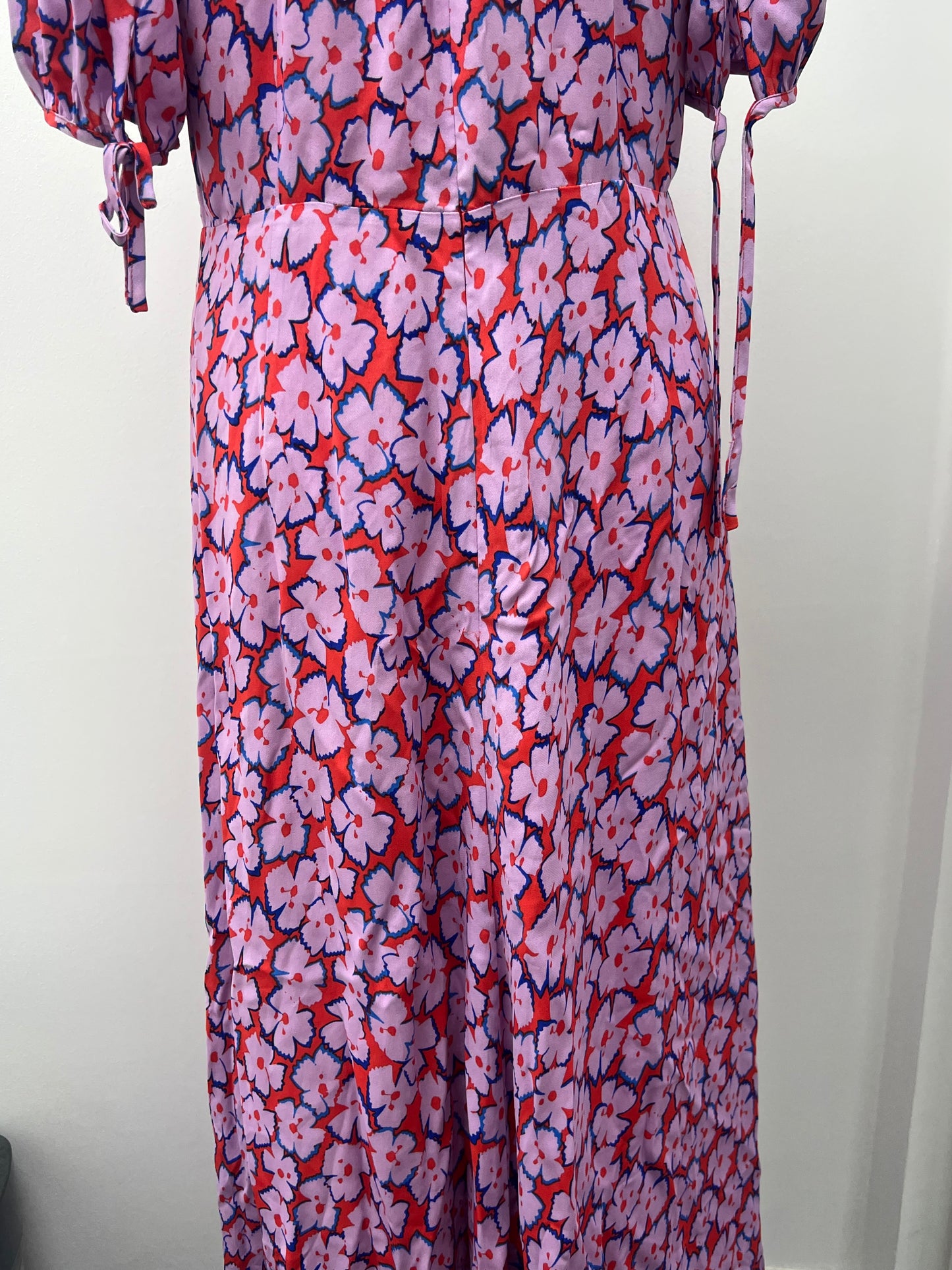 Whistles Multi Floral Midi Dress Size 14 BNWT