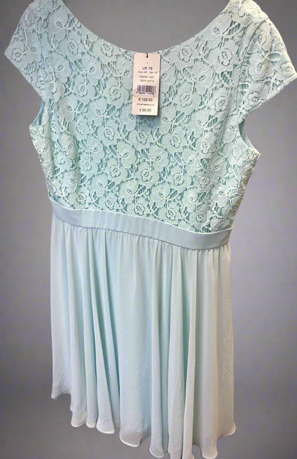 Minuet Petite pale blue dress Size 16