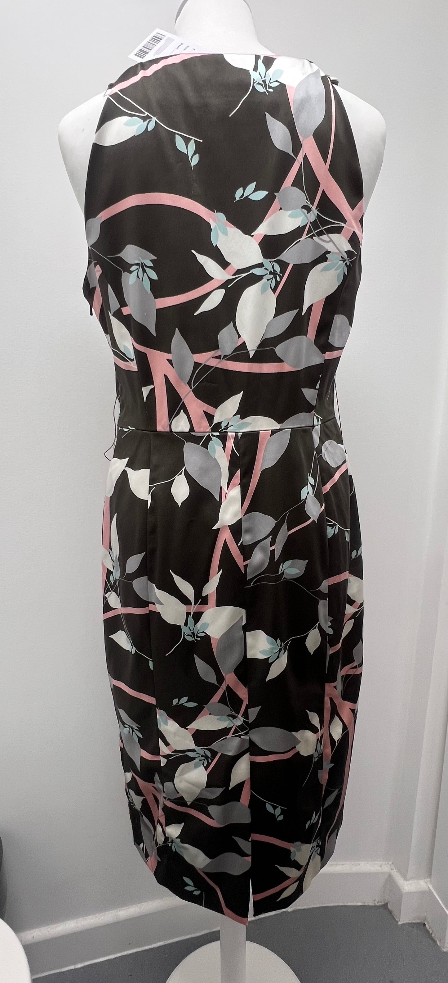 Coast Multi Patterned Midi Dress Size 14