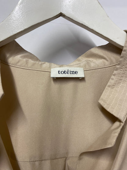 Totême Beige Silk Kenya Tunic Large