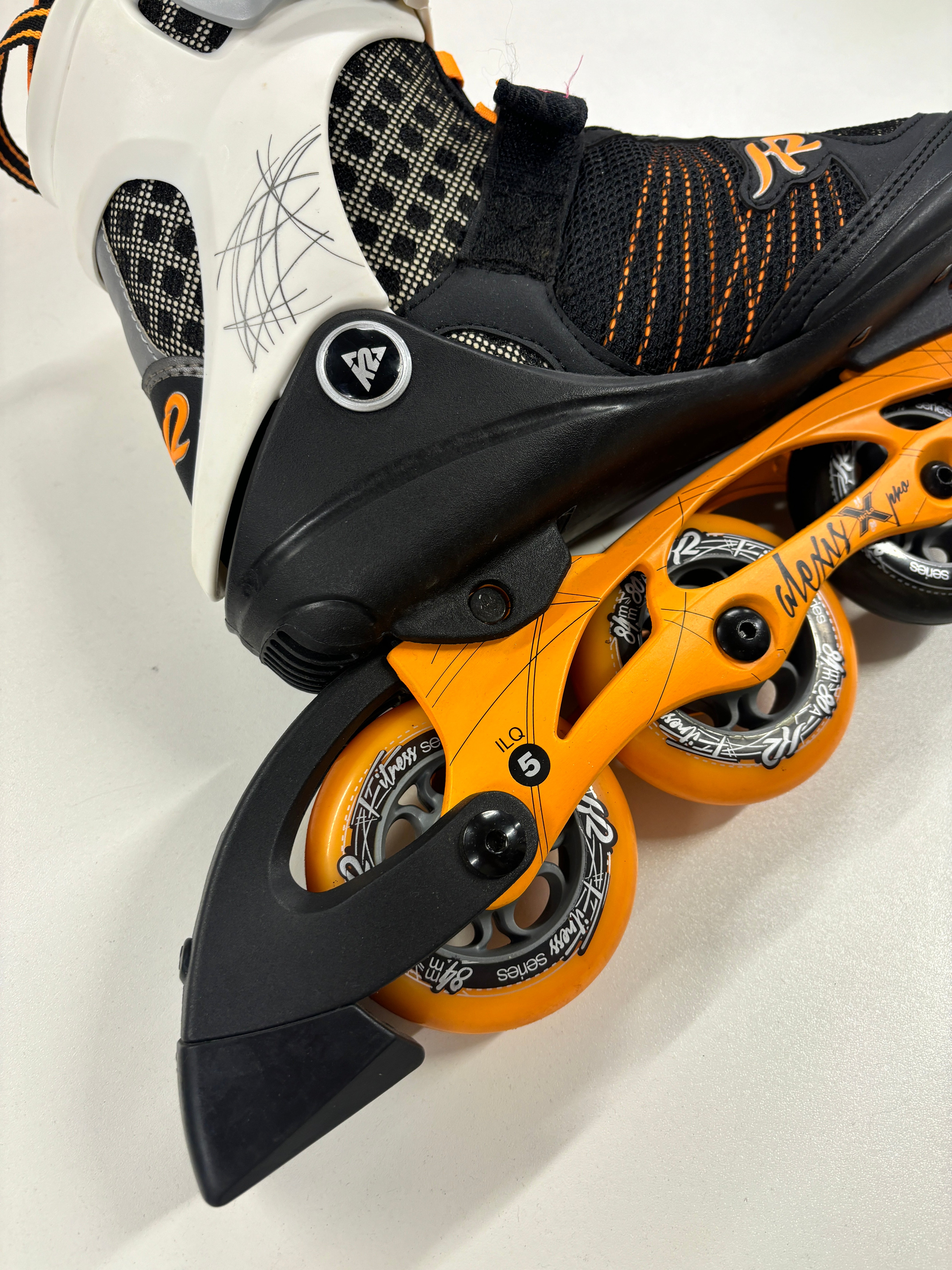 K2 Skate Womens Alexis X Pro Inline Skates Black Orange Size 9 Super Clean 2024