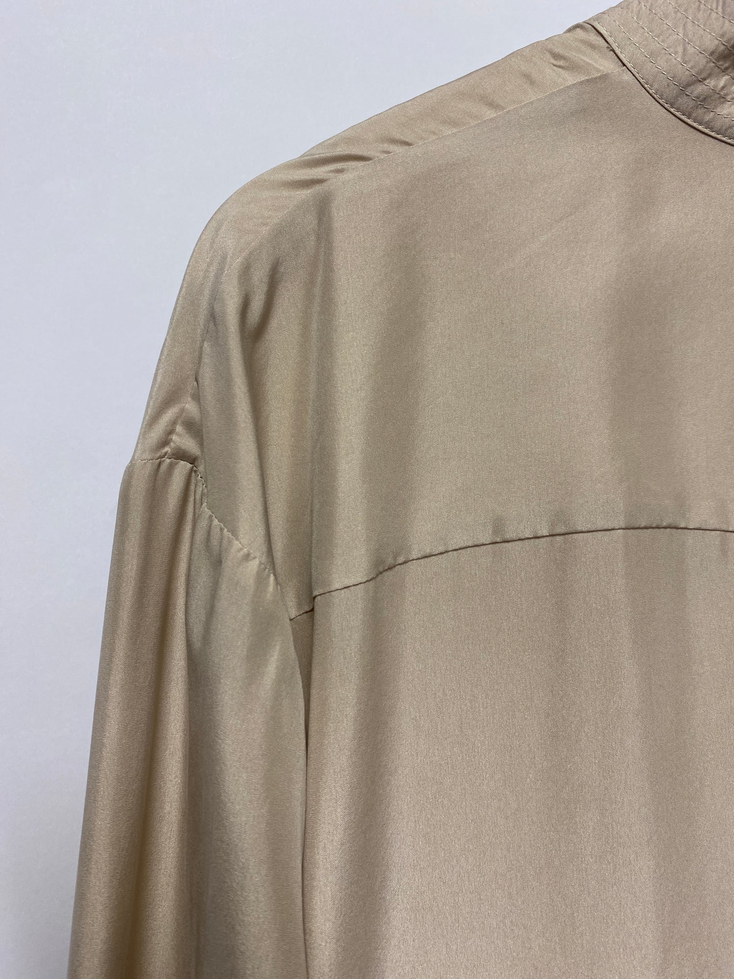 Totême Beige Silk Kenya Tunic Large