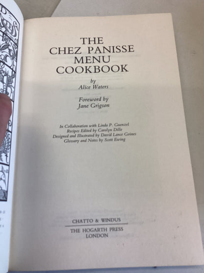 Chez Panisse Menu Cookbook Alice Water