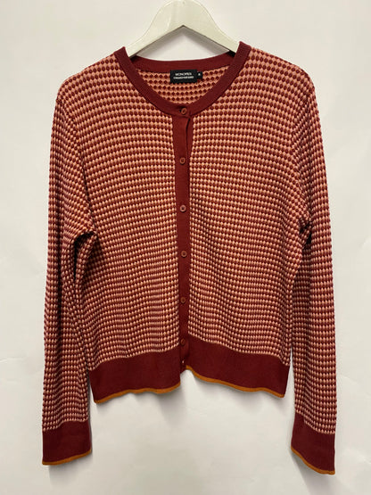 Monoprix Red and Pink Cardigan XL