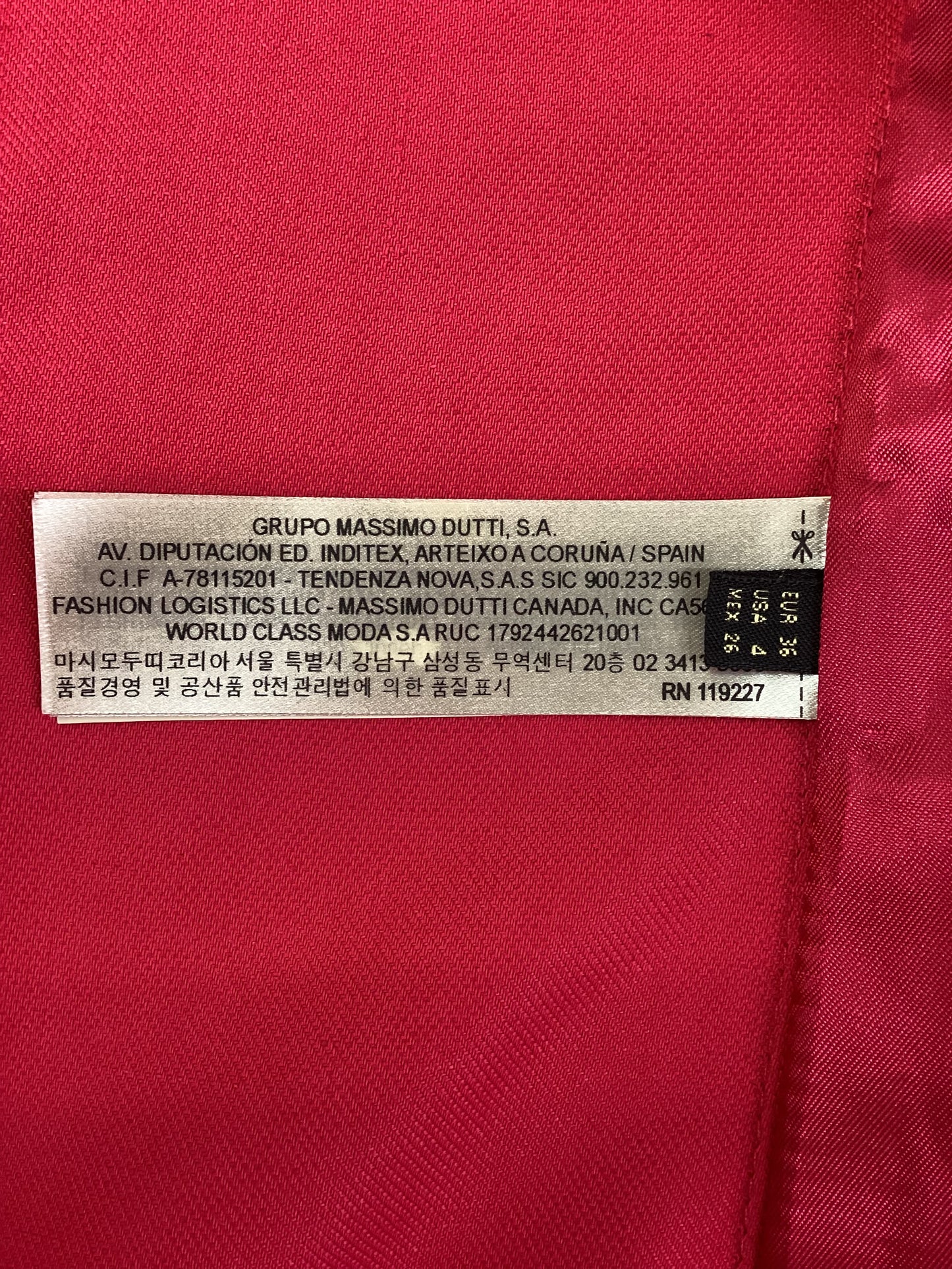 BNWT Massimo Dutti Pink Blazer Size XS (EUR36)