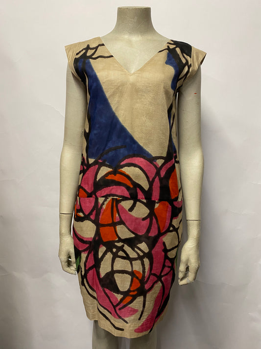 Marni Multi Coloured Cotton Tunic Dress 6
