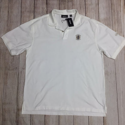 BNWT Ashworth White 'The Open 2007 Carnoustie' Polo Shirt Size XXL