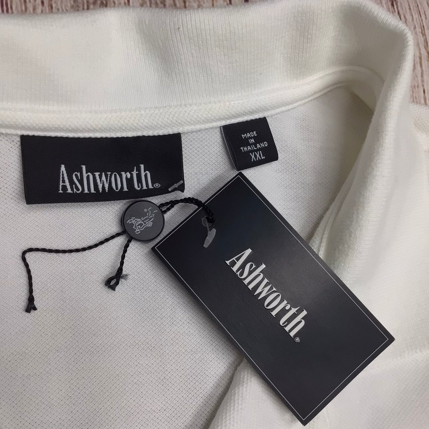 BNWT Ashworth White 'The Open 2007 Carnoustie' Polo Shirt Size XXL