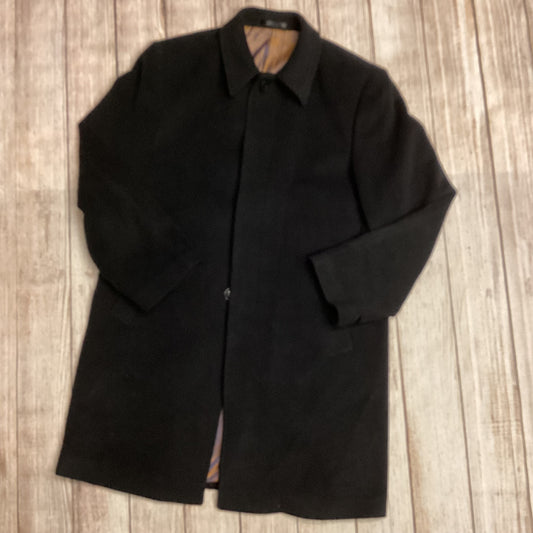 M&S Black Wool Cashmere Coat Size L