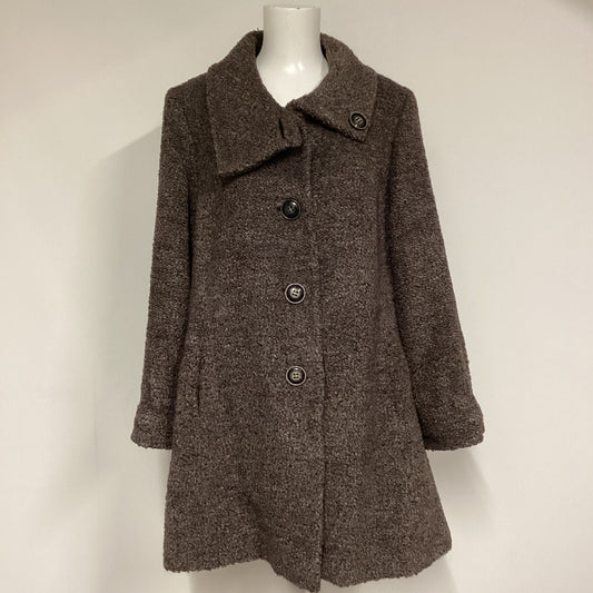 Kaliko Brown Wool Mohair Winter Coat Size 14