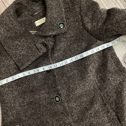 Kaliko Brown Wool Mohair Winter Coat Size 14