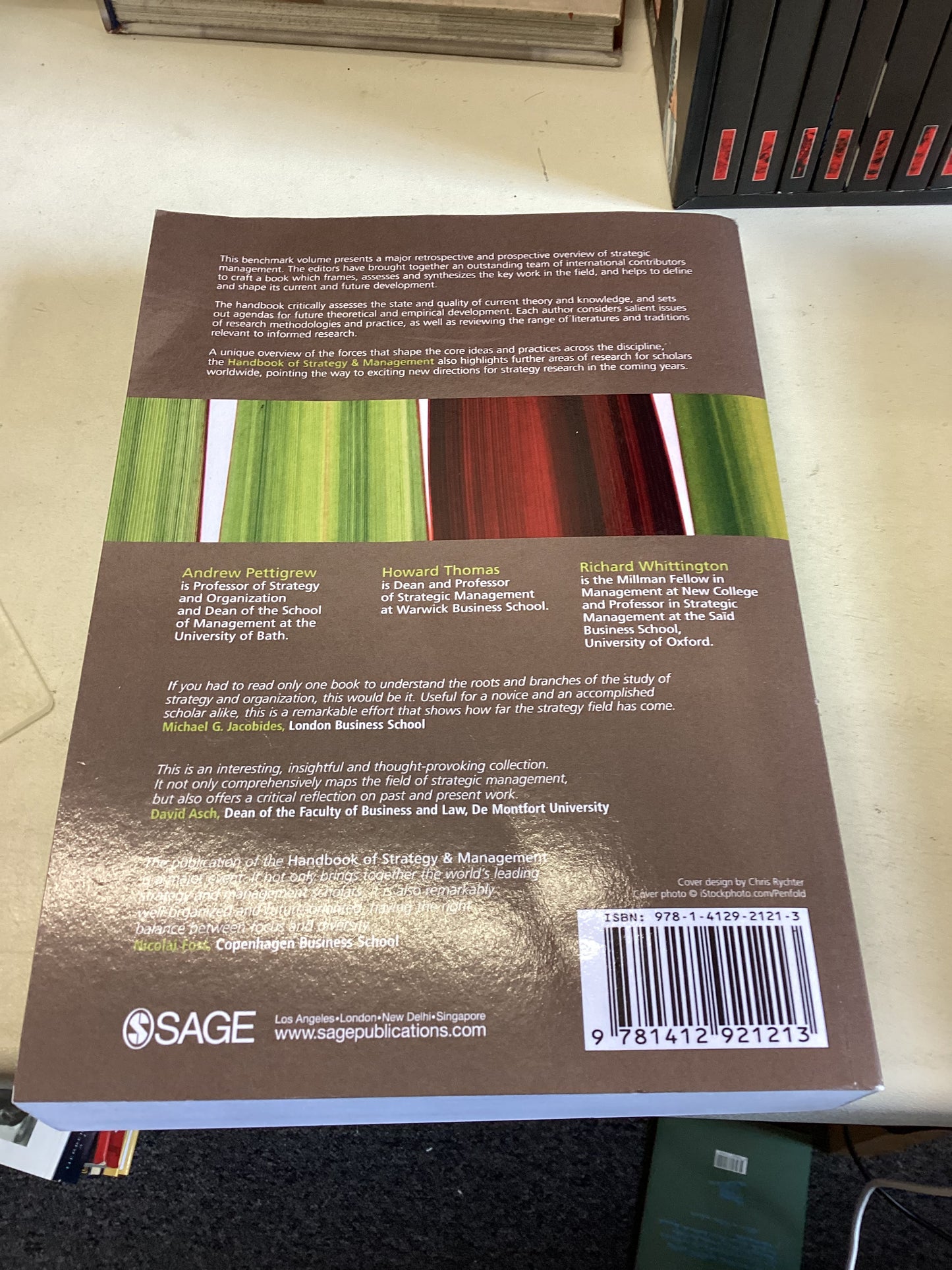 Strategy and Management Handbook Of Edited By Andrew Pettigrew Howard Thomas Richard Whittington