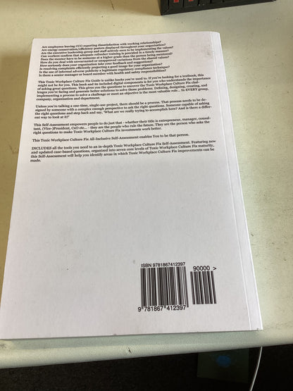 Toxic Workplace Culture Fix A Complete Guide 2021 Edition Practical Tools For Self Assessment