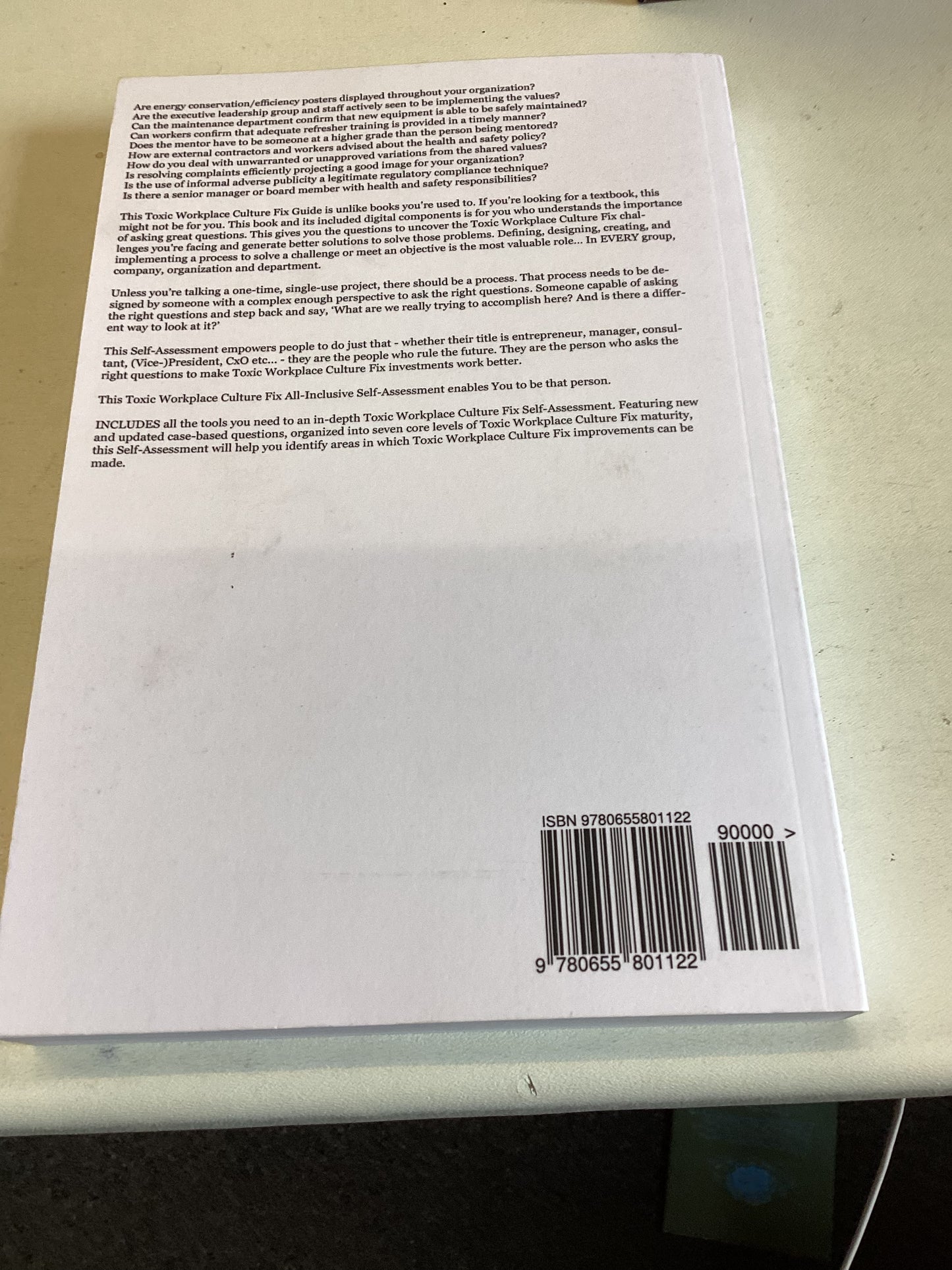 Toxic Workplace Culture Fix A Complete Guide 2019 Edition Practical Tools For Self Assessment