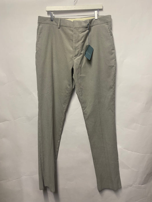 Malo Light Grey Corduroy Trousers L BNWT