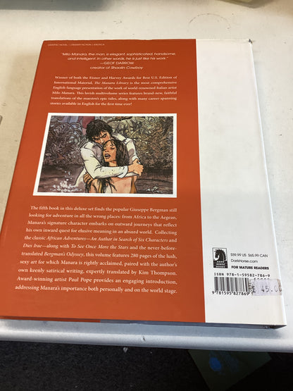 The Manara Library Volume 5 Further Adventures of Giuseppe Bergman