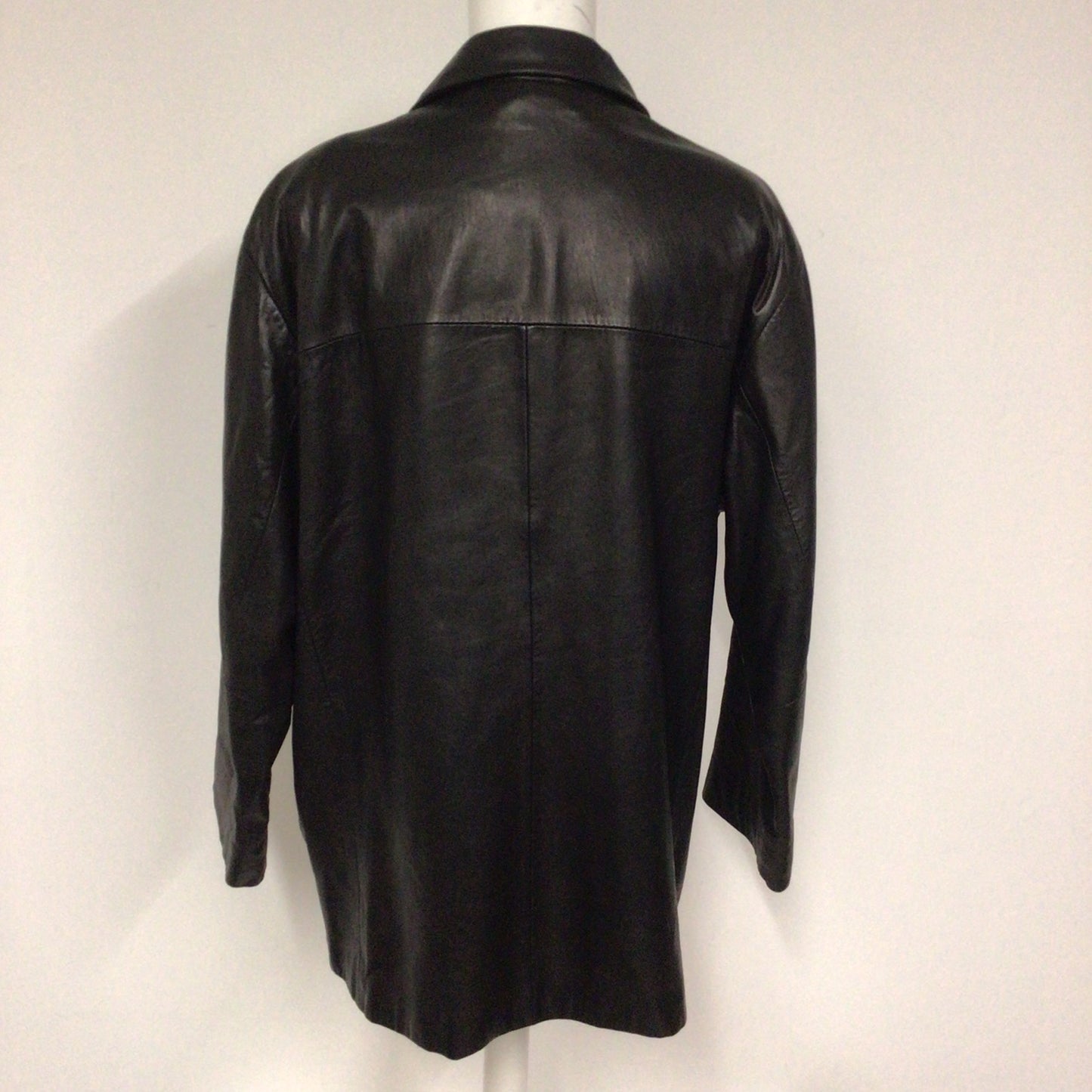 Smarty Switzerland Black Soft Leather Jacket Size 50