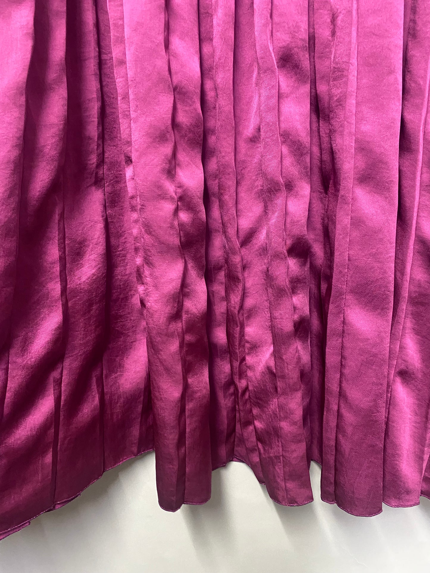 Bimba Y Lola Purple Pleated Skirt UK14