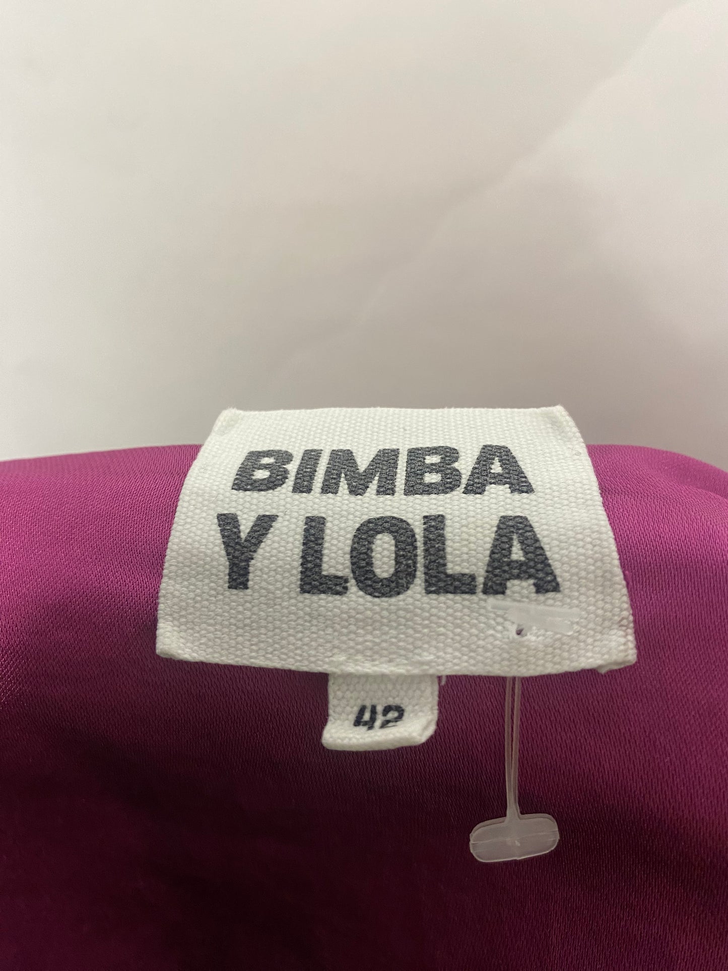 Bimba Y Lola Purple Pleated Skirt UK14