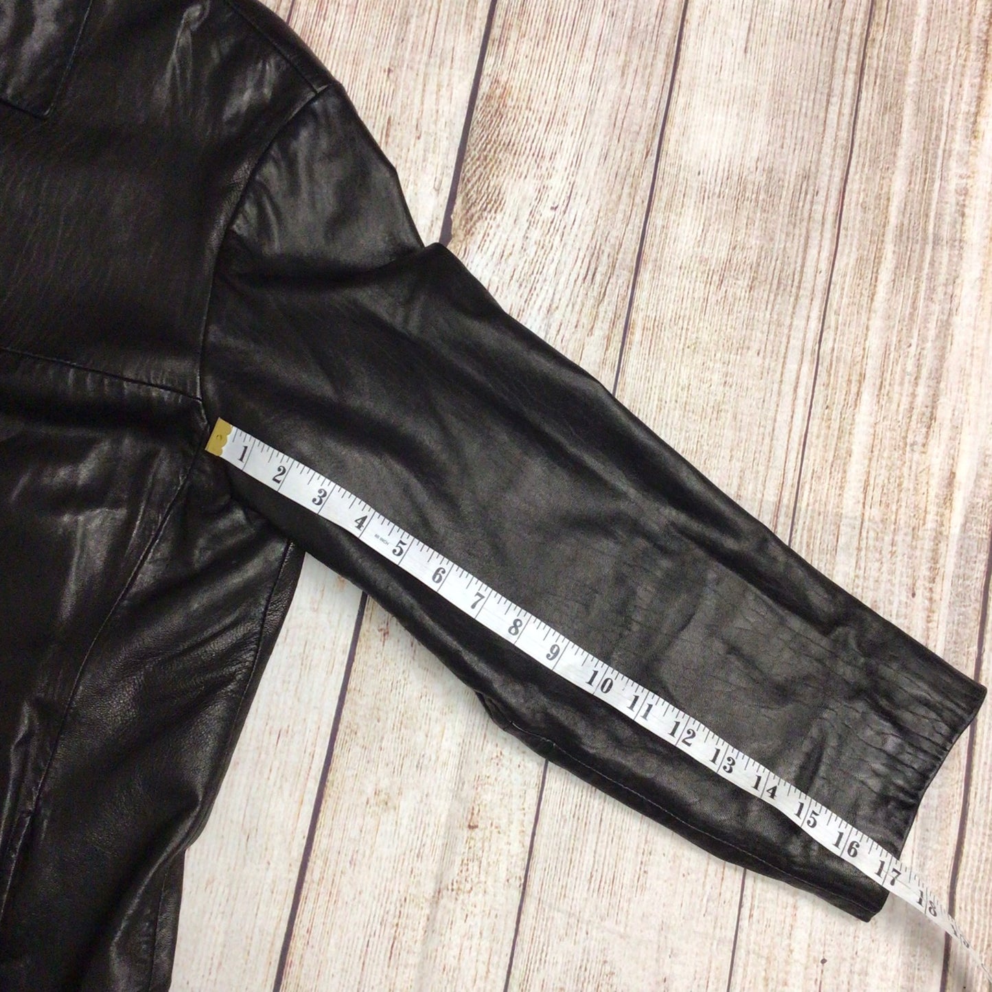 Smarty Switzerland Black Soft Leather Jacket Size 50