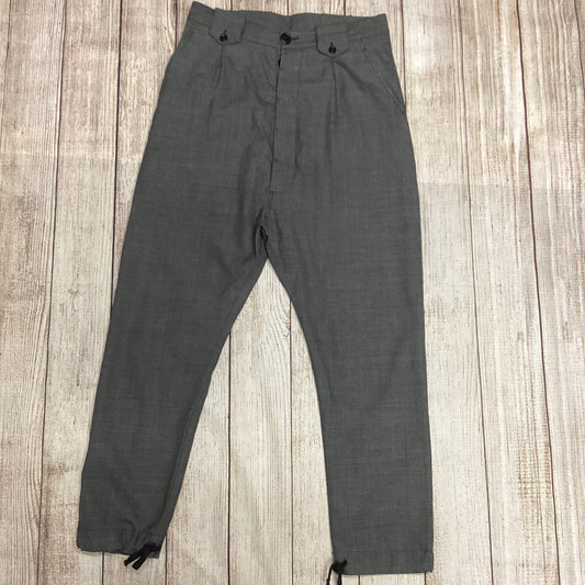 Vivienne Westwood Man Grey 100% Wool Trousers Size 46