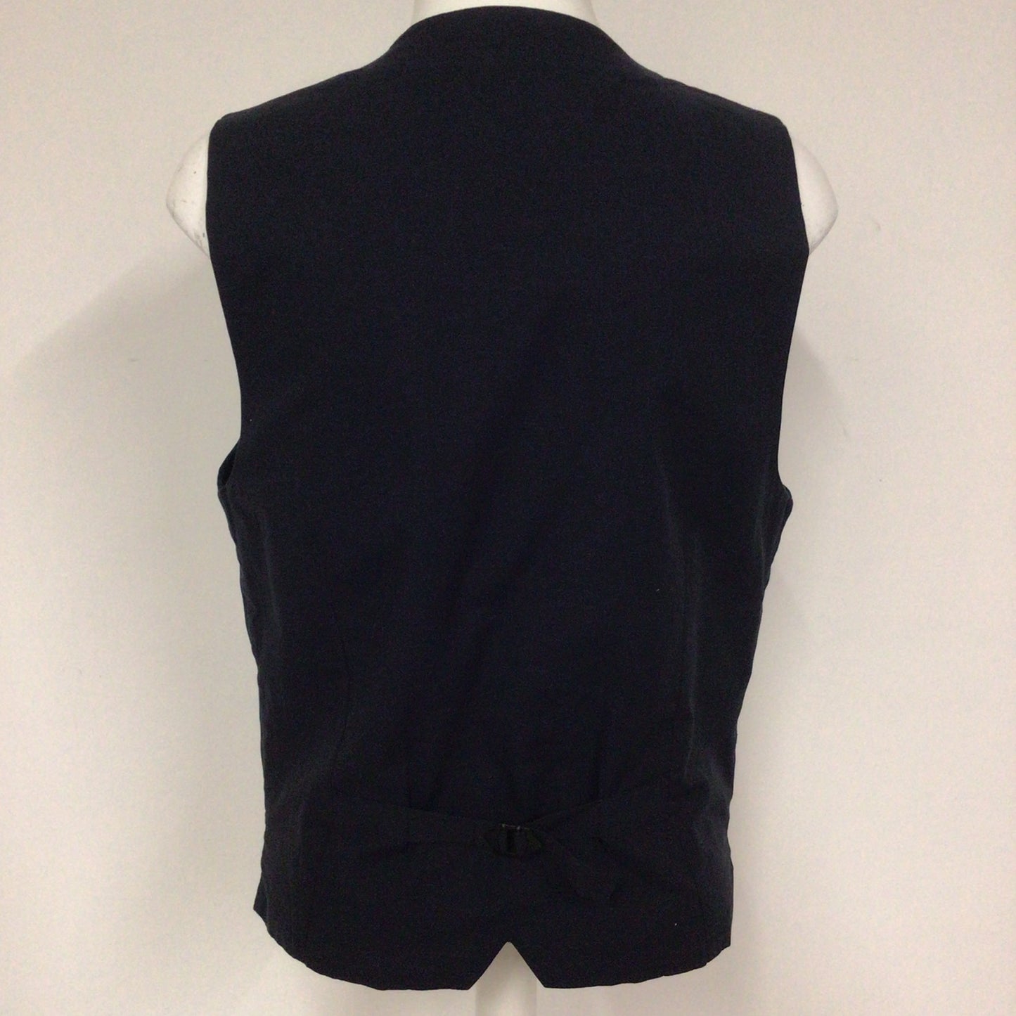 RJR John Rocha Blue Cotton Blend Waistcoat Size 38R